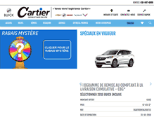 Tablet Screenshot of cartierchevrolet.com